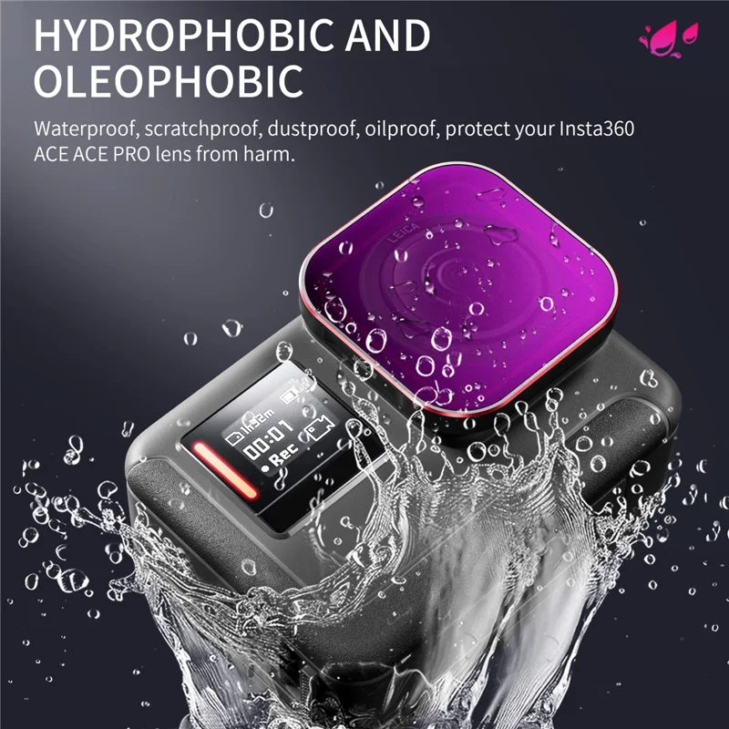 STARTRC 1144406 per Insta360 Ace / Ace Pro ND8+ND16+ND32+PL Filtro ottico in vetro Accessori per fotocamera d'azione