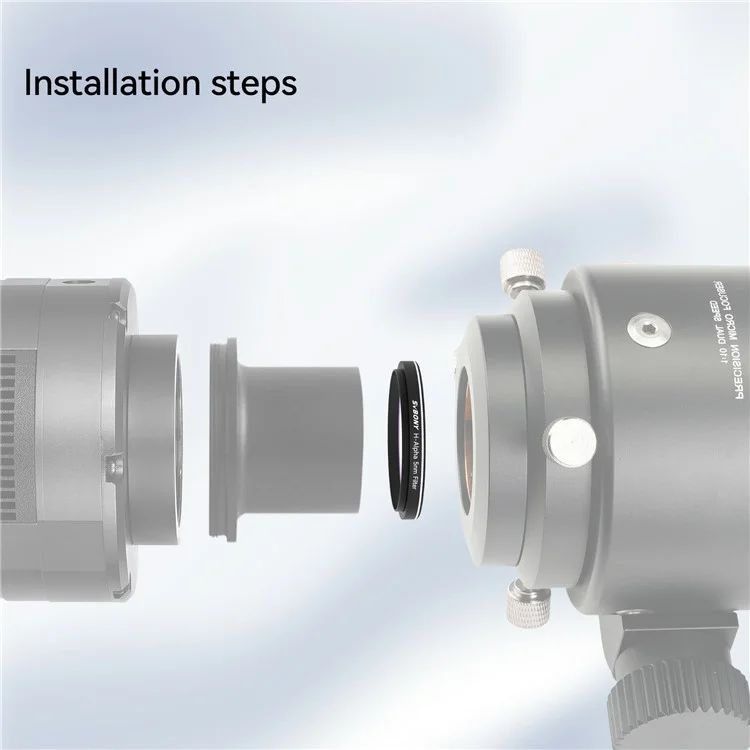 SVBONY H-Alpha 2 inch 5nm Filter Narrowband Astronomical Photographic CCD Filter for Deep Sky Photography