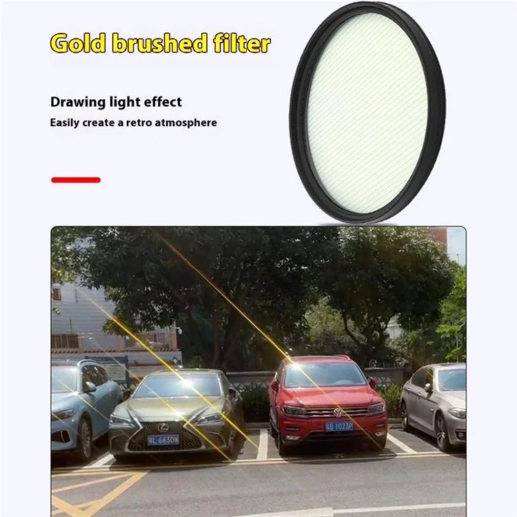 S0048 Filtro de lente de câmera de 16 MP para iPhone - Acessório de fotografia de vidro óptico - Filtro ND ajustável de 67 mm