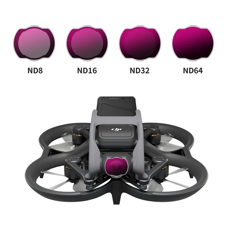 Startrc 1111236 Anti-scratch-nd-filter Für DJI Avata Lightweight Linsen Filter, ND8 / 16 / 32 / 64 Filter Für Drohnenkamera