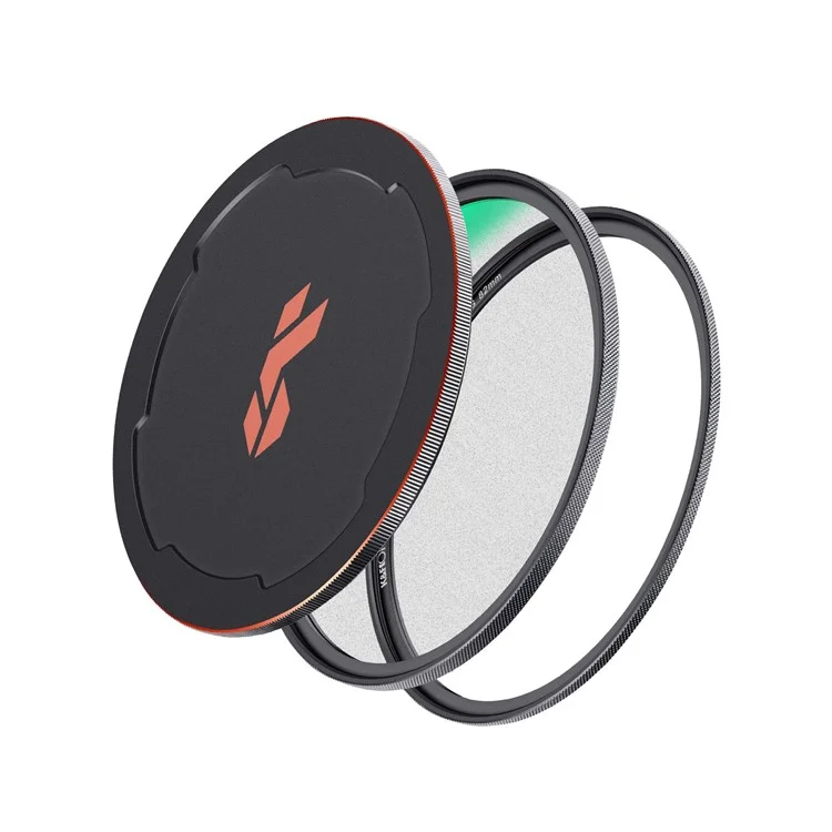 K&F CONCEPT SKU.1824 HD Clear Waterproof 82mm Magnetic Black Soft Diffusion 1 / 4 Filter+Magnetic Adapter Ring+Lens Cap для Камеры Объектив