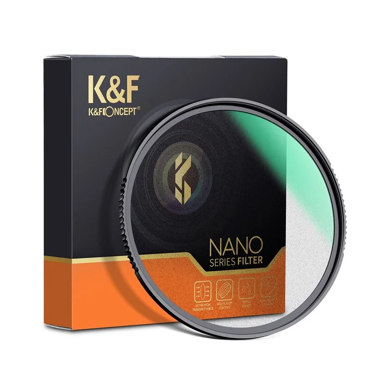 K&F CONCEPT KF01.1695 Nano-X Optical Glass Black Mist 82mm 1 / 1 Фильтр Anti-scratch Diffusion Video Photography Multi-layer Coating Фильтр для камеры кино