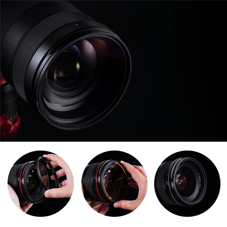 K&F CONCEPT KF01.1429 82mm MC UV Camera Lens Filter High Light Transmittance Ultra-slim Anti-reflection Scratch Resistant Filter