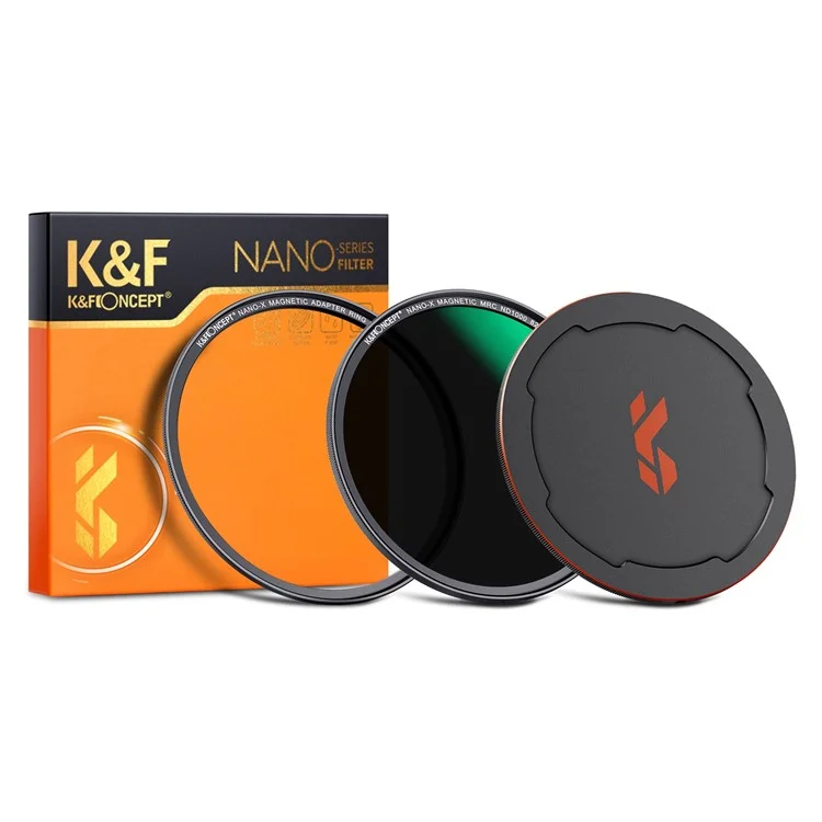 K&F Concept Sku.1762 82 mm Magnetico ND1000 Filtro Dell'obiettivo 10 Stoppio Filtro Forza Forza in Filtrità Forza in Filtro in Molto Responsabile Resisteri