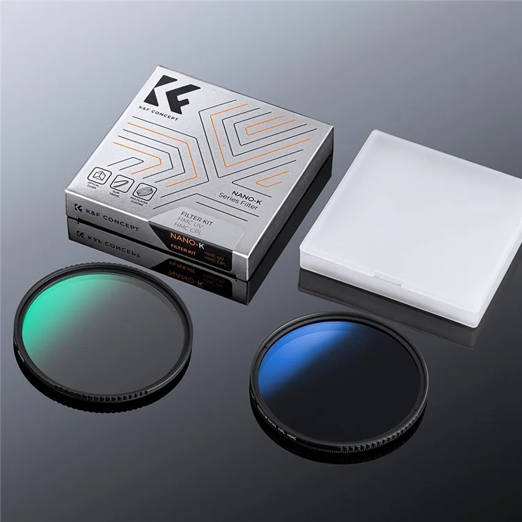 K&F CONCEPT 82mm 2-in-1-Filterkit MCUV+CPL Kameralinsfilter 18-Schichten beschichtet Ultra-Dünner Anti-Kratzer-Filter