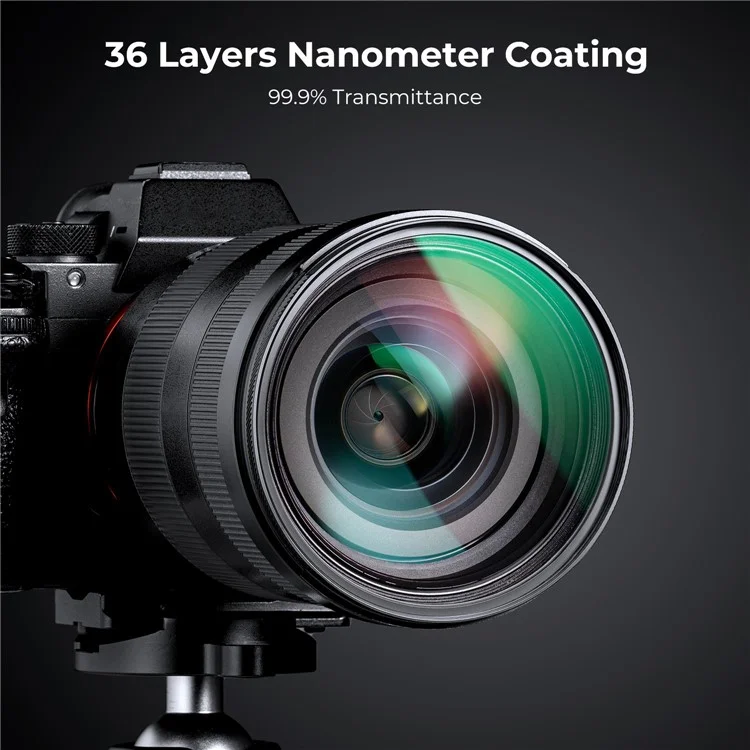 K&F Concept Nano-X Pro Series 82mm MC UV Filtro UV Per Lenti Della Fotocamera Ultra-sottile Filtro Con Rivestimento a 36 Strati Filtro HD Impermeabile