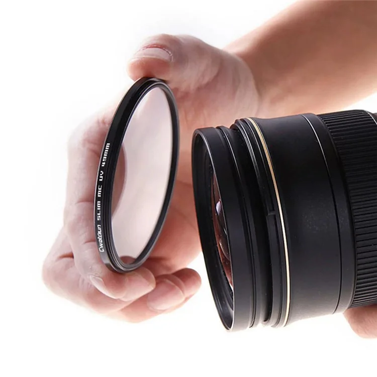 CWATCUN H70W Multi-Layer Coating Camera Filter Waterproof and Oil-Resistant Lens Filter - 46mm