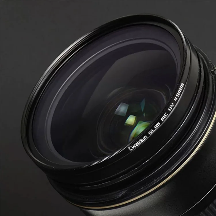 CWATCUN H70W Multi-Layer Coating Camera Filter Waterproof and Oil-Resistant Lens Filter - 46mm
