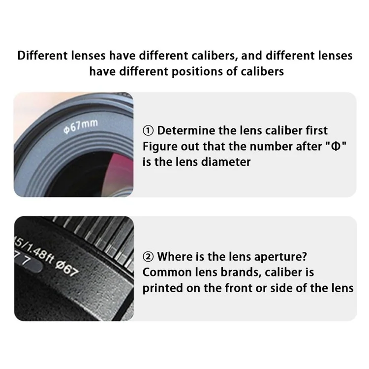 CWATCUN H70W Multi-Layer Coating Camera Filter Waterproof and Oil-Resistant Lens Filter - 46mm