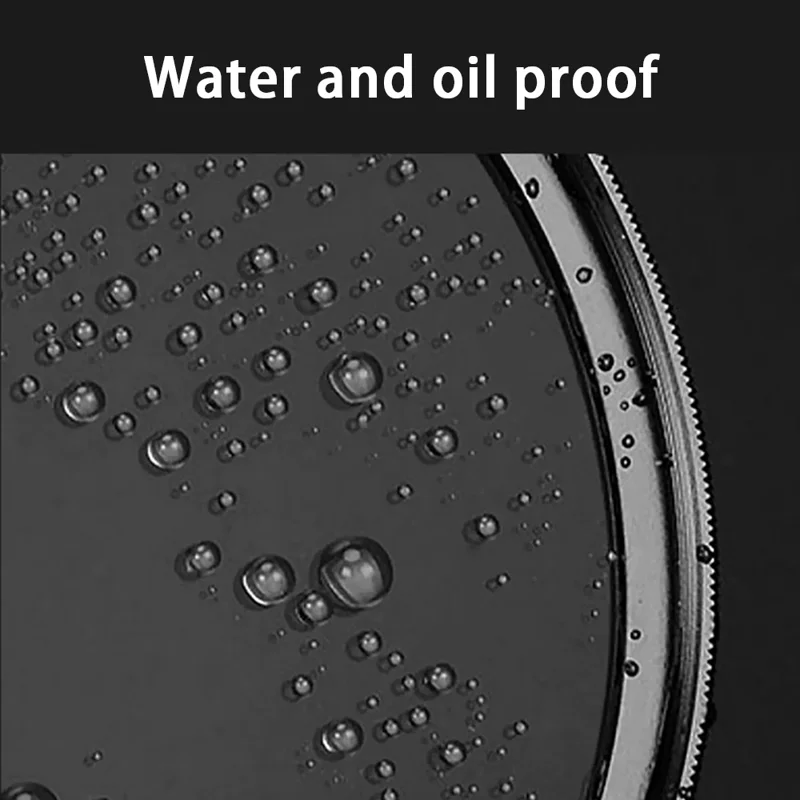 CWATCUN H70W Multi-Layer Coating Camera Filter Waterproof and Oil-Resistant Lens Filter - 62mm