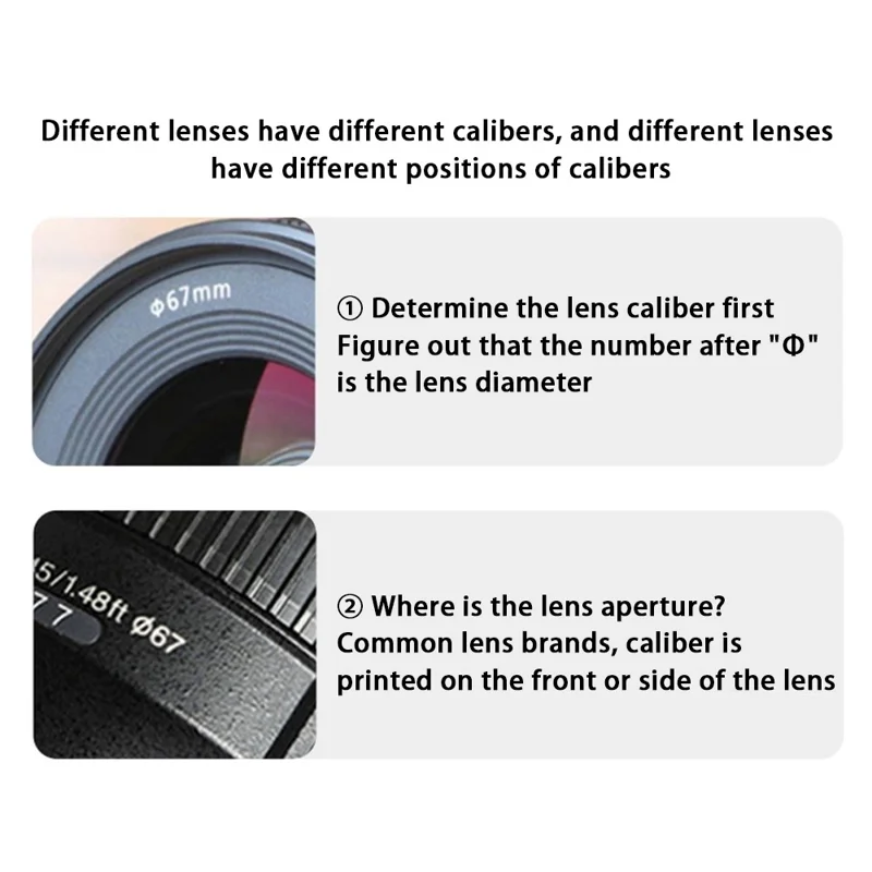 CWATCUN H70W Multi-Layer Coating Camera Filter Waterproof and Oil-Resistant Lens Filter - 62mm