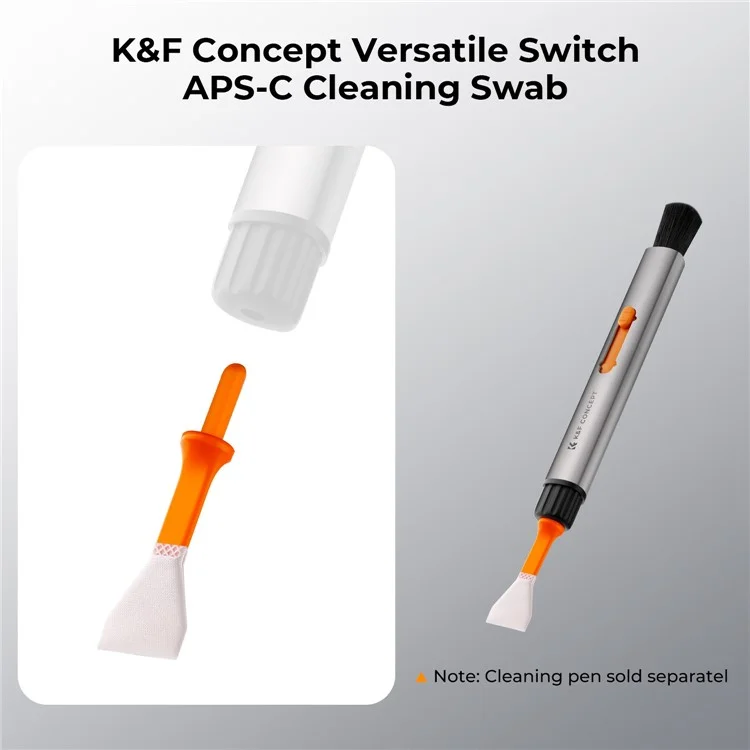 K&F CONCEPT SKU.1901 20PCS Substituição Limpeza APS-C Swabs de Limpeza 24mm Quadro Completo Conjuntos de Escovas de Limpeza para Câmera