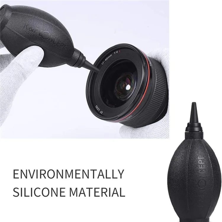 Kit de Limpeza da Câmera K&F CONCEPT 23-em-1 com Soprador de Ar + Caneta de Limpeza + Pano de Limpeza + Bolsa de Transporte para Lentes da Câmera / Filtros / Sensor / Tela