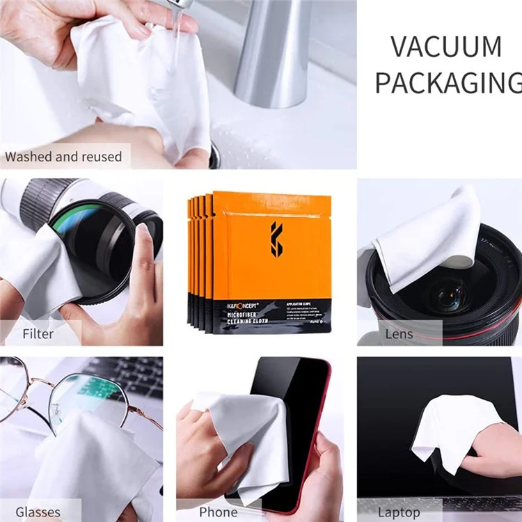Kit de Limpeza da Câmera K&F CONCEPT 23-em-1 com Soprador de Ar + Caneta de Limpeza + Pano de Limpeza + Bolsa de Transporte para Lentes da Câmera / Filtros / Sensor / Tela