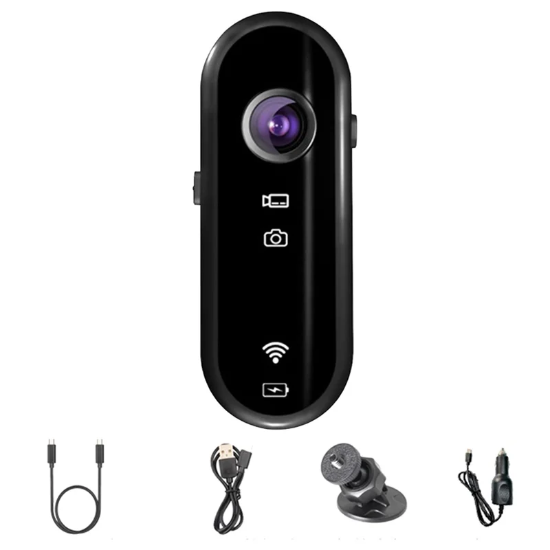 C3 Pro Thumb Action Camera 1080p HD Small Body Camera Avec Porte-voiture Chargeur de Voiture Pour Enregistrement POV Vlogging