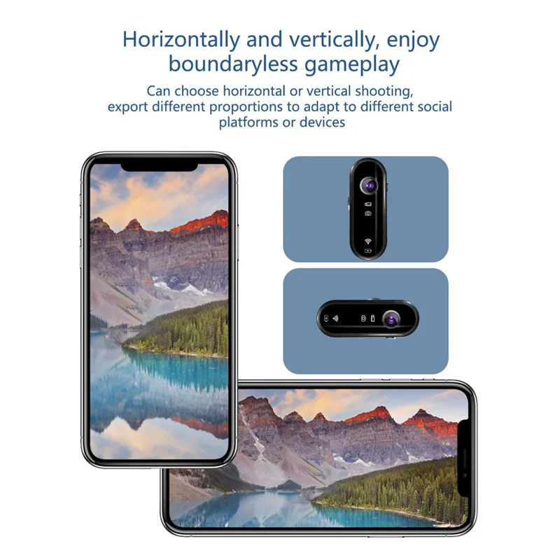 C3 Pro Thumb Action Camera 1080p HD Small Body Camera Avec Porte-voiture Chargeur de Voiture Pour Enregistrement POV Vlogging