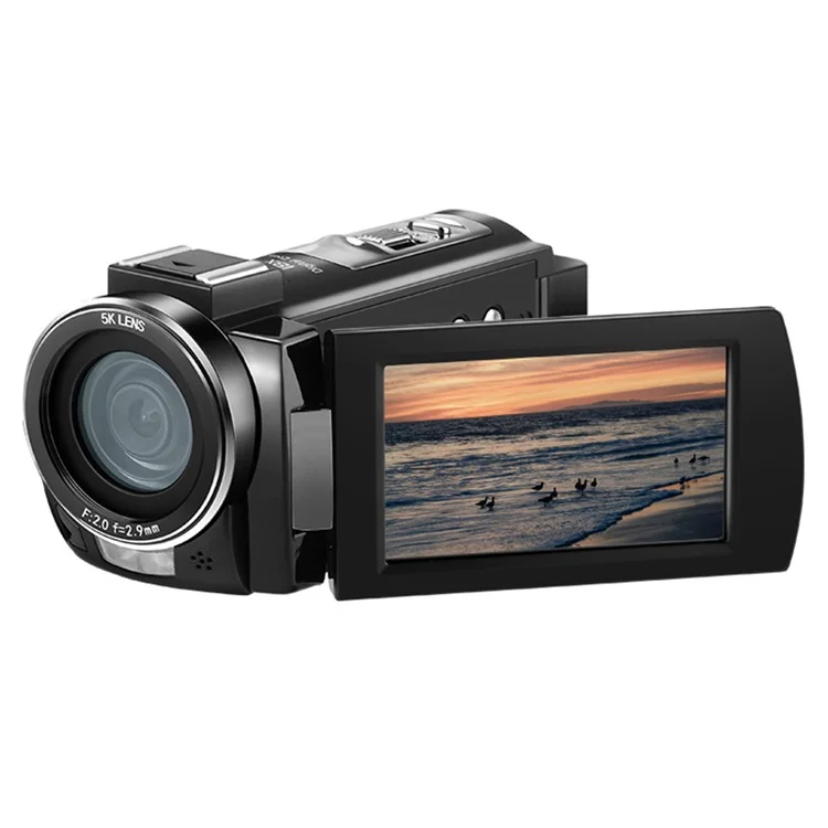ORDRO AE20 Fotocamera digitale con schermo IPS da 3 pollici, obiettivo grandangolare, visione notturna a infrarossi e videocamera