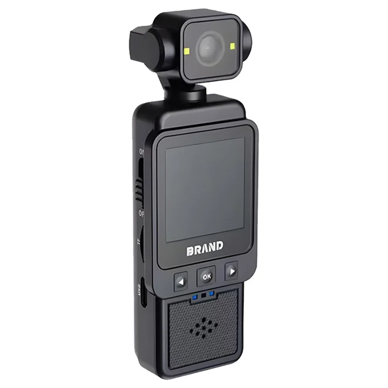DV01 Videocamera d'Azione da 1,6 Pollici HD 1080P con Registrazione Continua, Vlog Esterno, WiFi e Luce di Riempimento Integrata