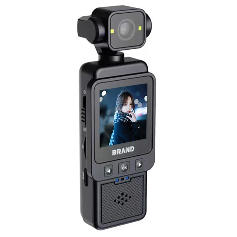 DV01 1.6 Inch 1080P HD Action Camera for Cycling Vlogging Wearable WiFi Recorder with 32GB Card