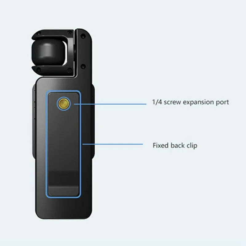 DV02 1,54 Pollici Videocamera d'Azione con Display HD, Supporto Toracico, Videoregistratore per Ciclismo Esterno, Fotocamera WIFI con Scheda da 32GB + Lettore di Schede