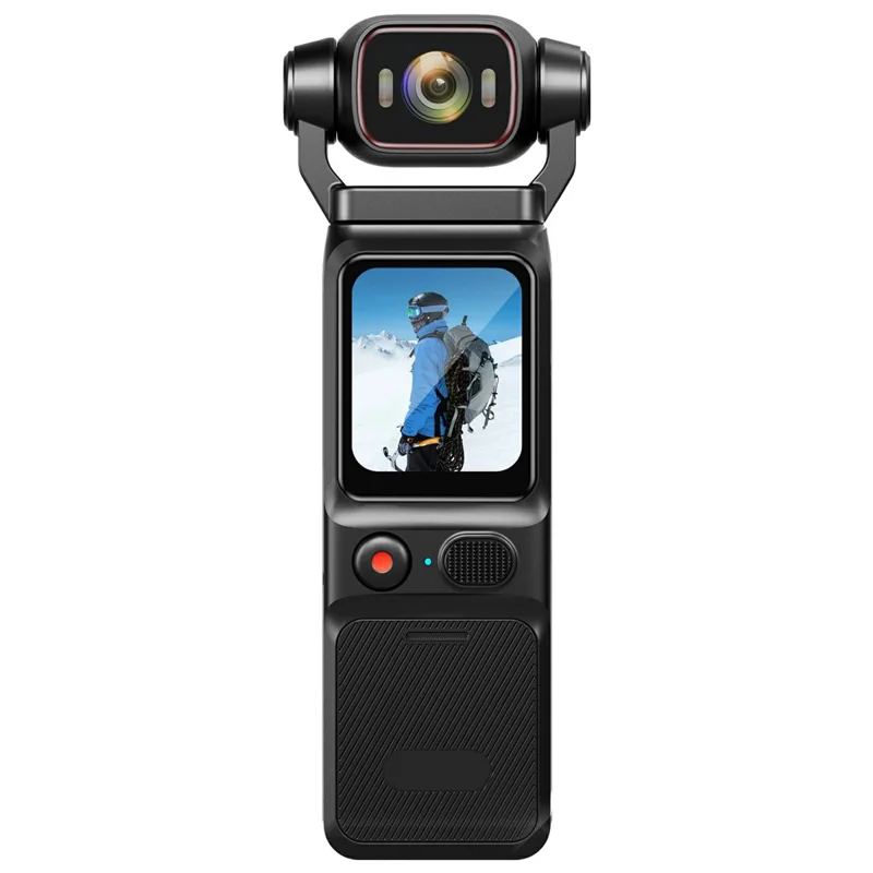 Cámara de Acción Inalámbrica L18 de 1,69 Pulgadas con Pantalla Táctil 4K, Estabilización por Giroscopio, Cámara de Bolsillo, con Tarjeta de 32 GB + Lector de Tarjetas