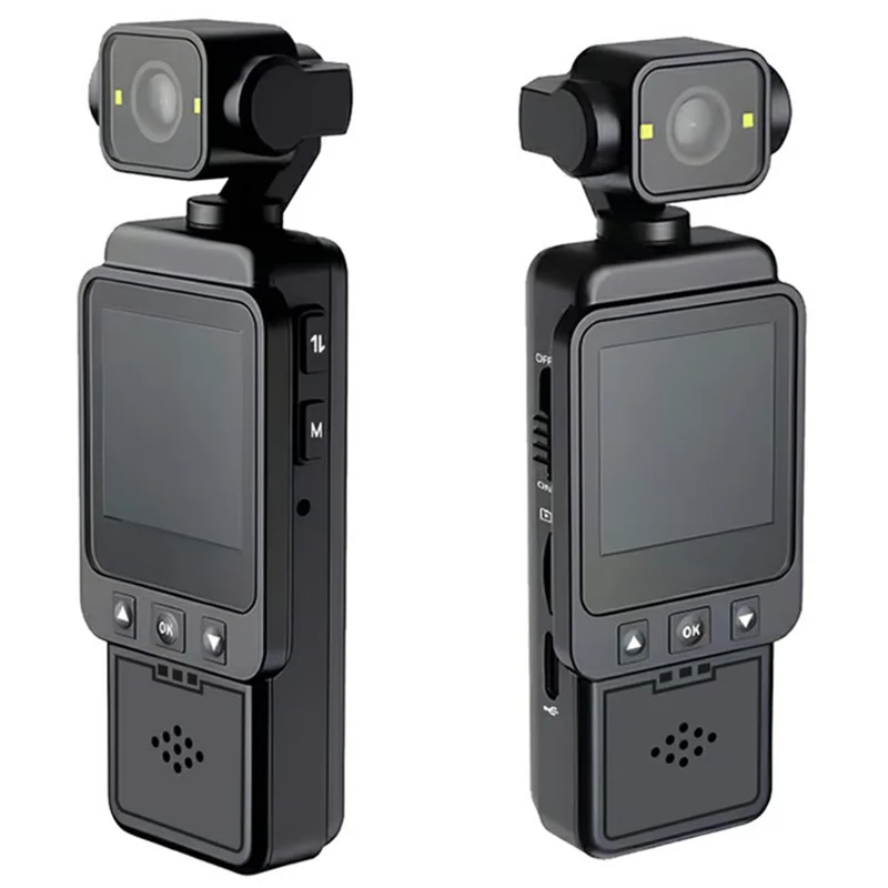 DV01 Caméra de sport portable HD 1080P avec stabilisation anti-vibration et WiFi, sans carte TF