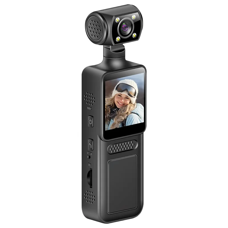 Fotocamera sportiva M12 4K per esterni con visione notturna, anti-shake, Wi-Fi, action cam tascabile, inclusa scheda TF da 32GB