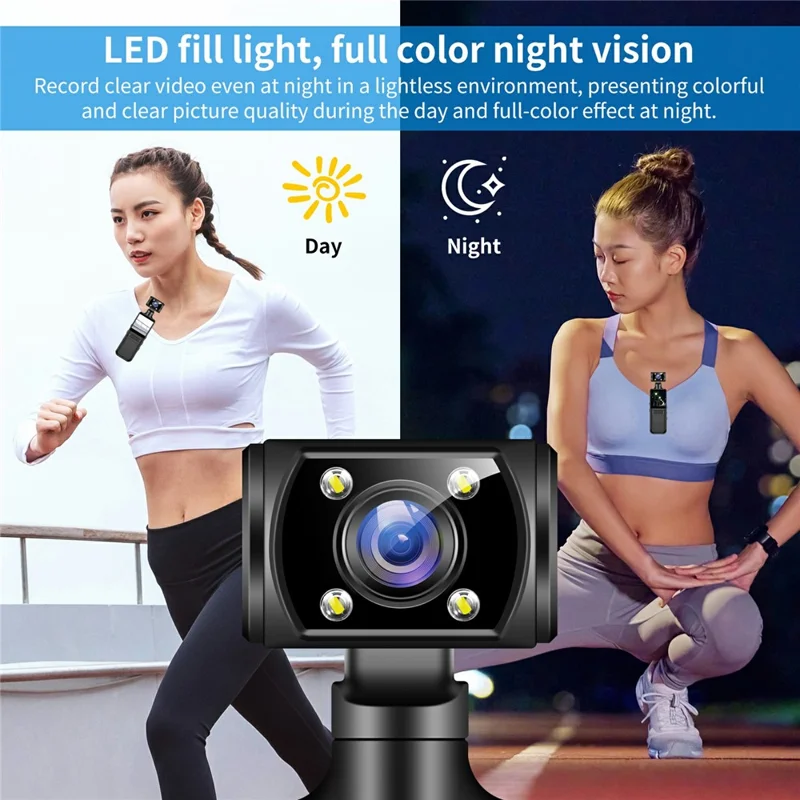 M12 4K Outdoor-Sportkamera mit Nachtsicht, Bildstabilisierung und WiFi, Pocket-Action-Cam ohne TF-Karte