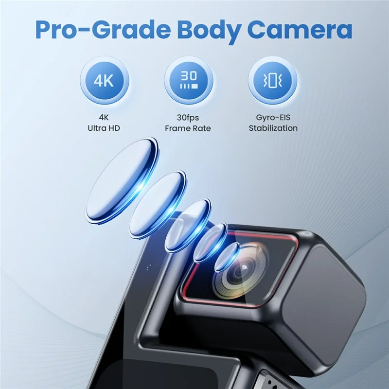 L17 1,69 Zoll 4K Kabellose Action-Kamera mit EIS Anti-Shake Touchscreen für Vlogs