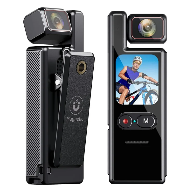 L17 1,69 Zoll 4K Kabellose Action-Kamera EIS Anti-Shake Touchscreen Camcorder mit 32 GB Karte + Kartenleser