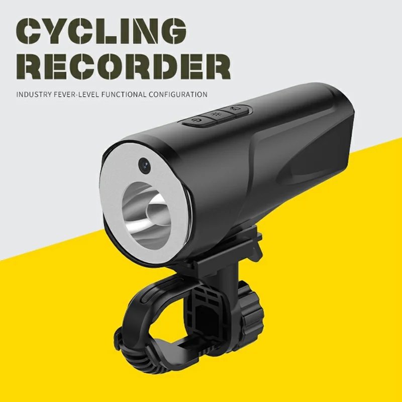 K66 1080P 30fps 2.4G WiFi Outdoor Cycling Camera Recorder for Bicycle  /  Motorcycle Dashcam with LED Light