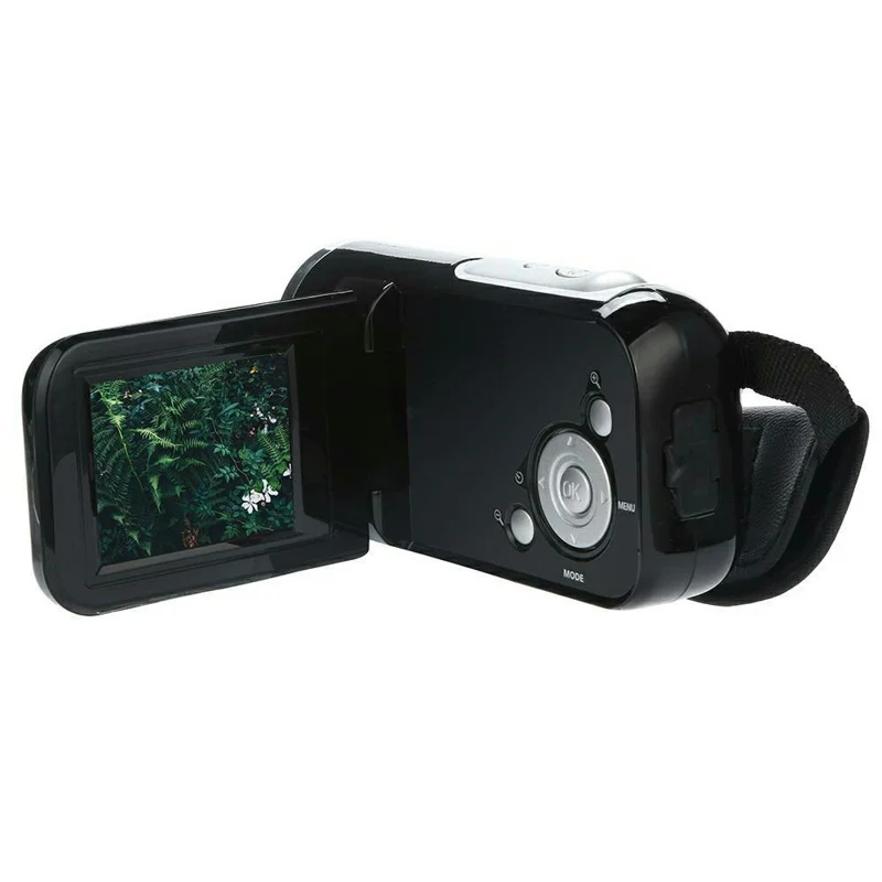 DV20 Handheld Digital Video Camera 2 Inch IPS Screen 16X Digital Zoom 720P Video Recorder, with 32GB Card