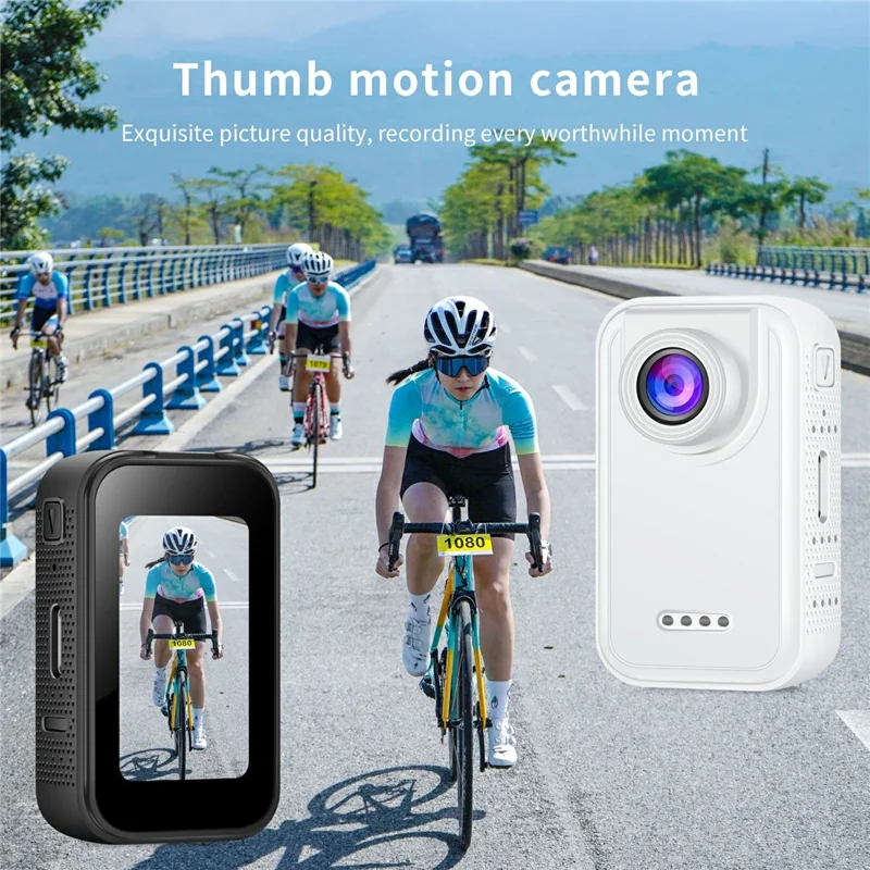 D200 1080P Action Camera with 32G TF Card Thumb-Sized Portable Pocket Camera for Cycling / Sports / Travel