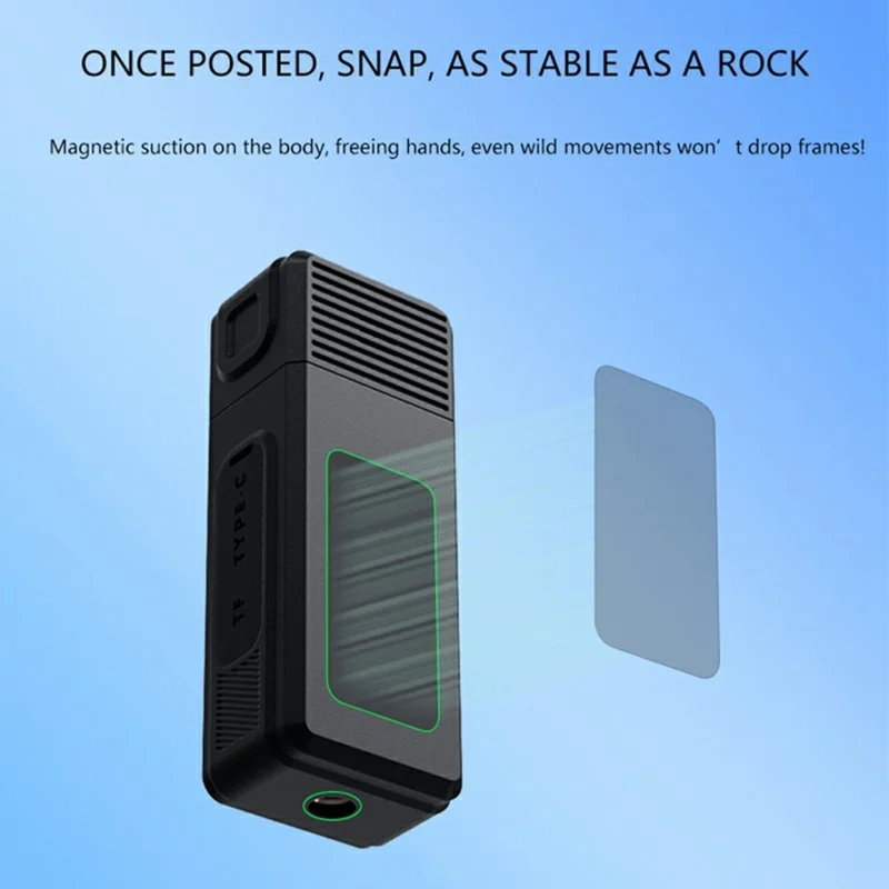 DV03 1.97 Inch HD Display 270 Degree Rotatable Lens WiFi Sports Action Camera Wearable Vlog Recorder