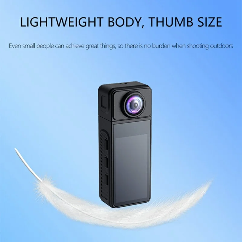DV03 1.97 Inch HD Display 270 Degree Rotatable Lens WiFi Sports Action Camera Wearable Vlog Recorder