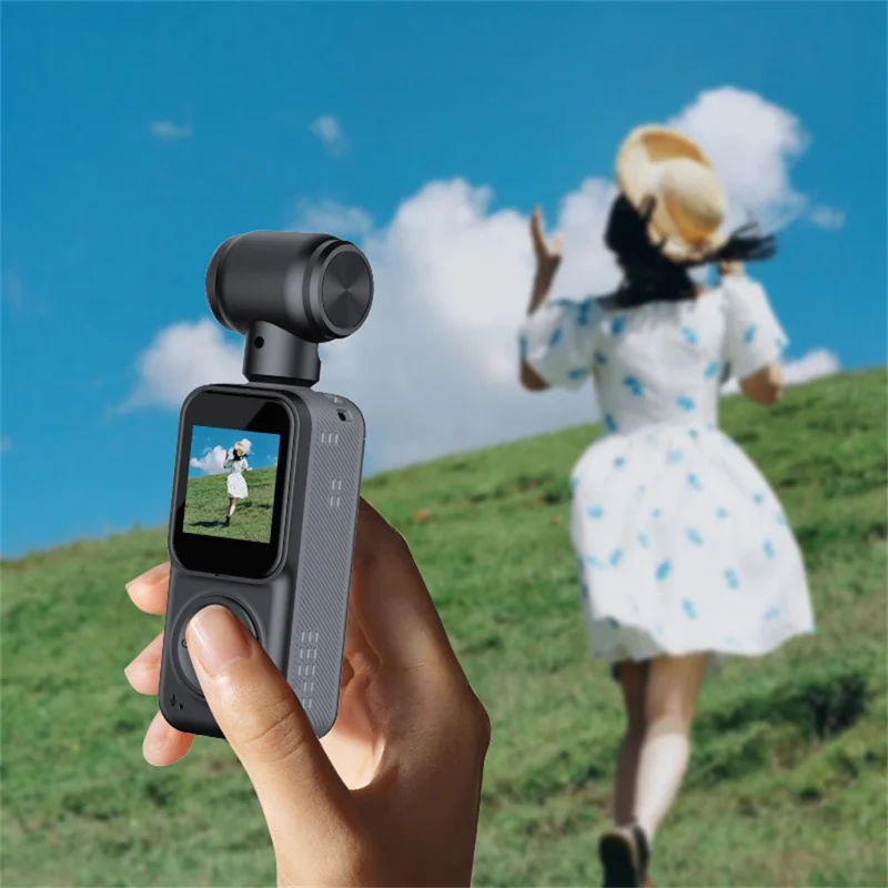 2K HD Night Vision Action Camera 270 Degree Rotatable Lens WiFi Enabled Pocket Thumb Camera