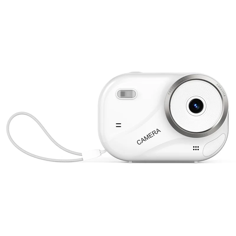 X1000 2.4 Inch Screen Mini Digital Camera for Beginner HD Video Recording CCD Support WiFi Transfer, with 32GB Card + Card Reader - White