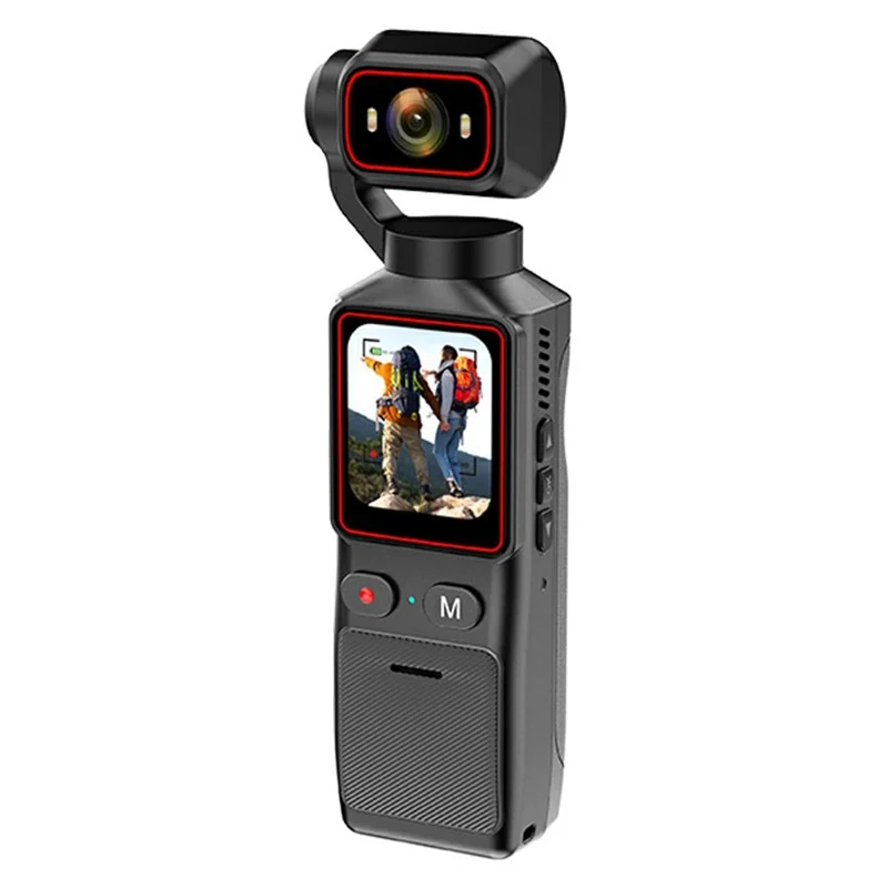 L19S 1.69 Inch 2K HD Handheld Vlog Camera Action Recorder For Cycling  /  Sports Recording - Black
