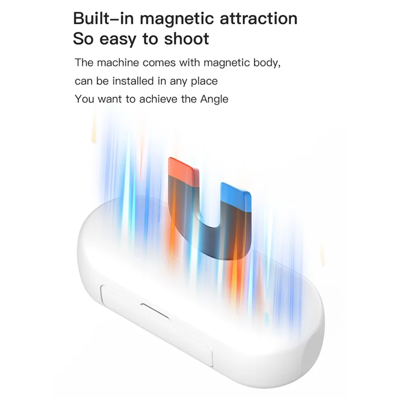 H88PRO 4K Action Camera 30m Waterproof HD Recorder Portable Body Camera for Cycling Diving - Black