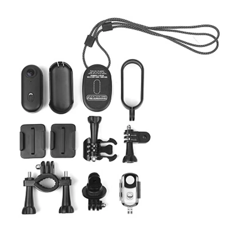 H88PRO 4K Action Camera 30m Waterproof HD Recorder Portable Body Camera for Cycling Diving - Black