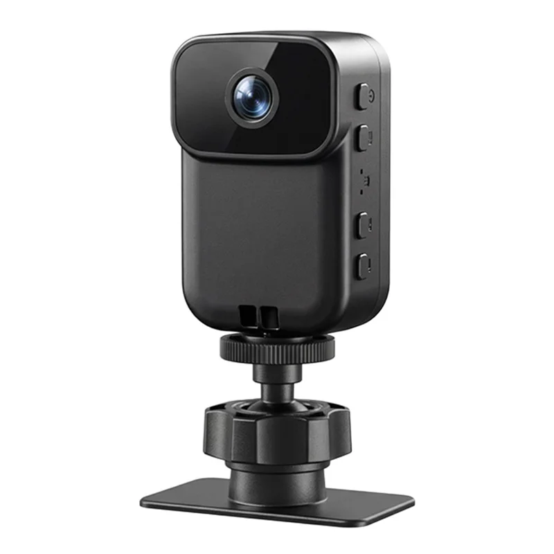 MD39 2MP Camera 1080P HD Video Recorder WiFi Hotspot Night Vision for Vlogging Security - Black