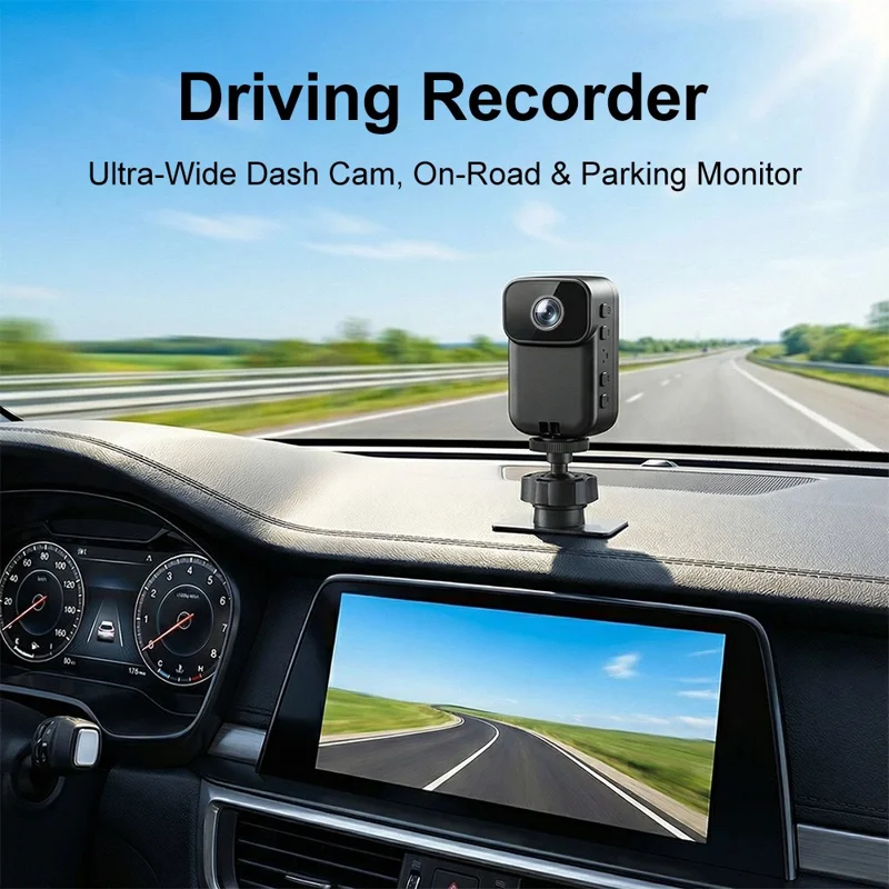 MD39 2MP Camera 1080P HD Video Recorder WiFi Hotspot Night Vision for Vlogging Security - Black