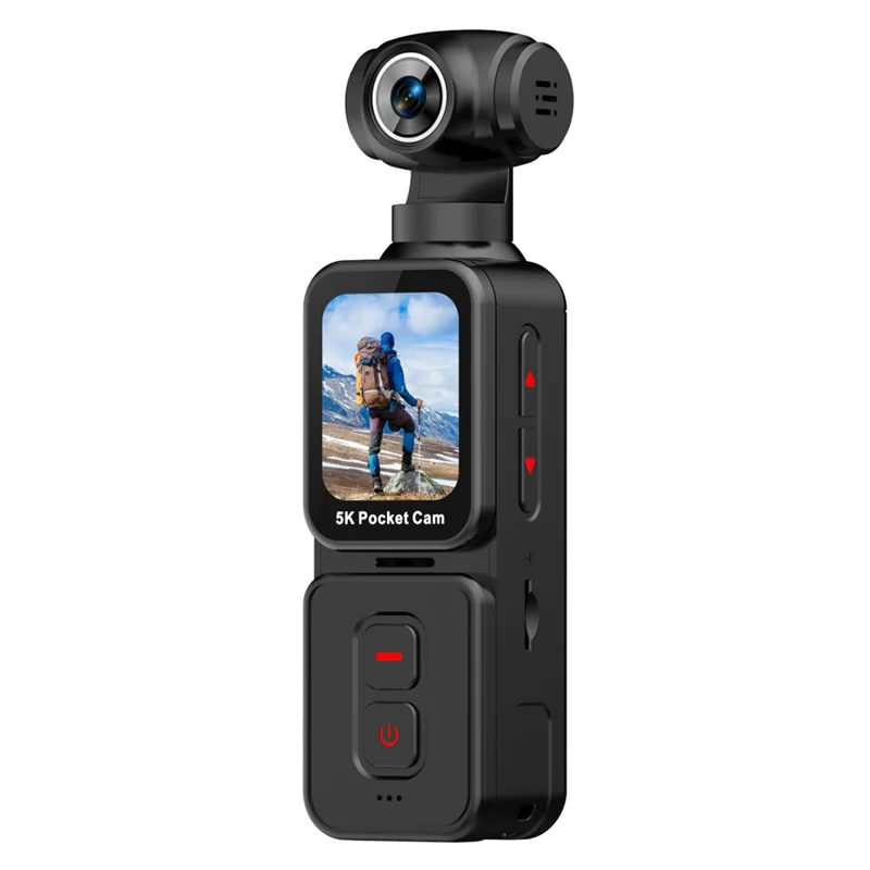 K28 5K Pocket Action Camera Outdoor Cycling Handheld Face Recognition Anti-shake Touch Sports Camera 