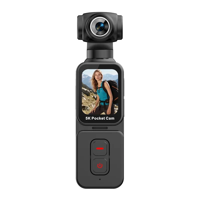 K28 5K Pocket Action Camera Outdoor Cycling Handheld Face Recognition Anti-shake Touch Sports Camera 
