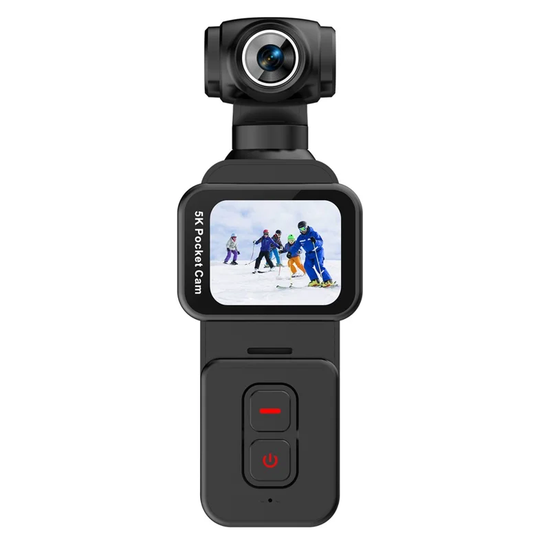 K28 5K Pocket Action Camera Outdoor Cycling Handheld Face Recognition Anti-shake Touch Sports Camera 