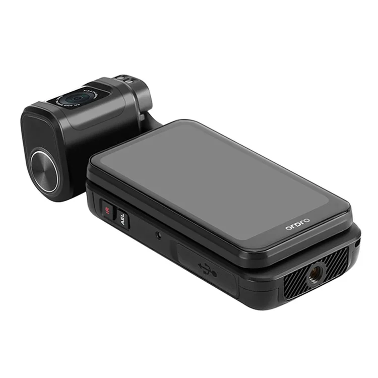 ORDRO M3 3.5 Inch HD Screen Camcorder 180-Degree Flip Portable Pocket DV Camera Support IR Night Vision