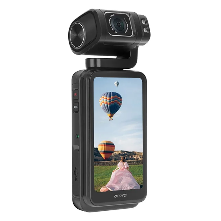 ORDRO M3 3.5 Inch HD Screen Camcorder 180-Degree Flip Portable Pocket DV Camera Support IR Night Vision