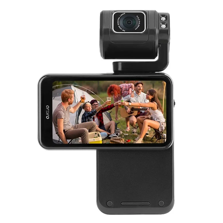 ORDRO M3 3.5 Inch HD Screen Camcorder 180-Degree Flip Portable Pocket DV Camera Support IR Night Vision