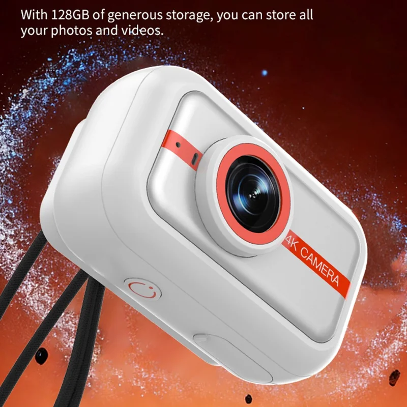 LK2317 4K Action Camera with 32GB Card & Card Reader EIS Stabilization Magnetic Pet Cycling Sports Camera with Full Accessories - Black