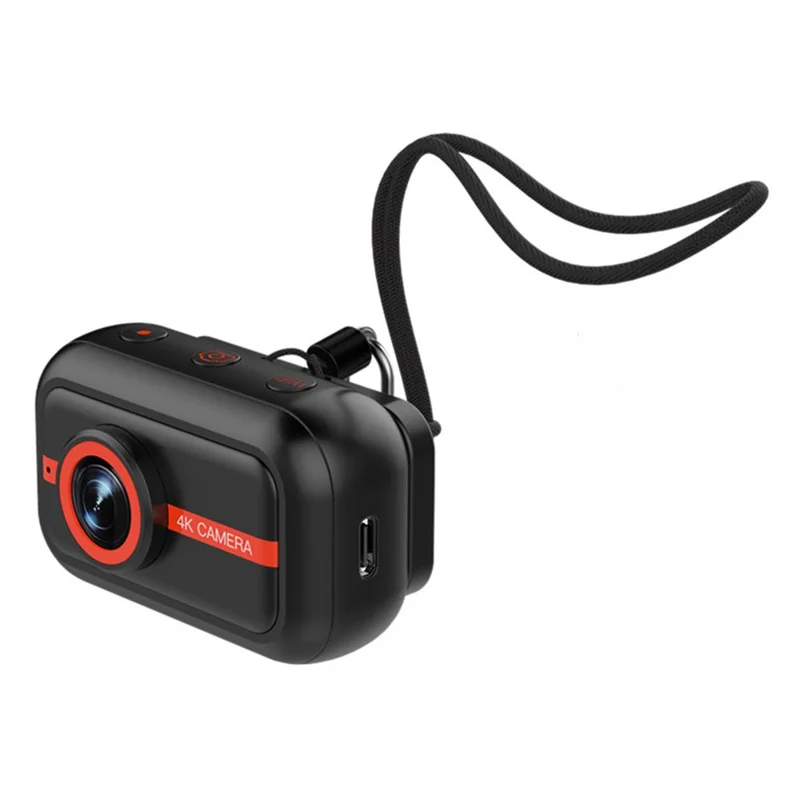 LK2317 4K Action Camera with 32GB Card & Card Reader EIS Stabilization Magnetic Pet Cycling Sports Camera with Full Accessories - Black